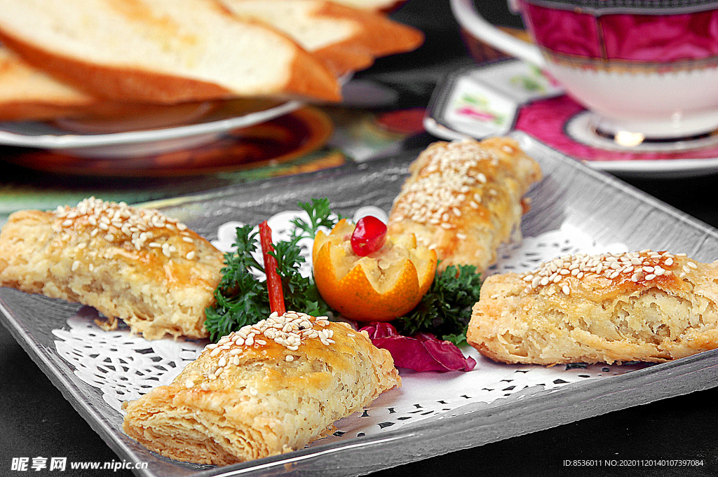 小吃密制叉烧酥