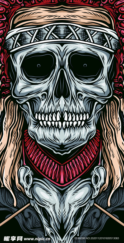 古惑个性头像系列头巾条巾围巾图