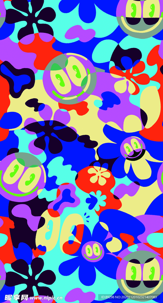 幻彩迷彩系列头巾条巾围巾图案