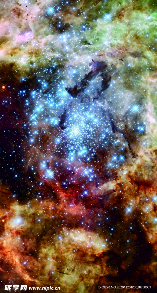 星空系头巾条巾围巾设计