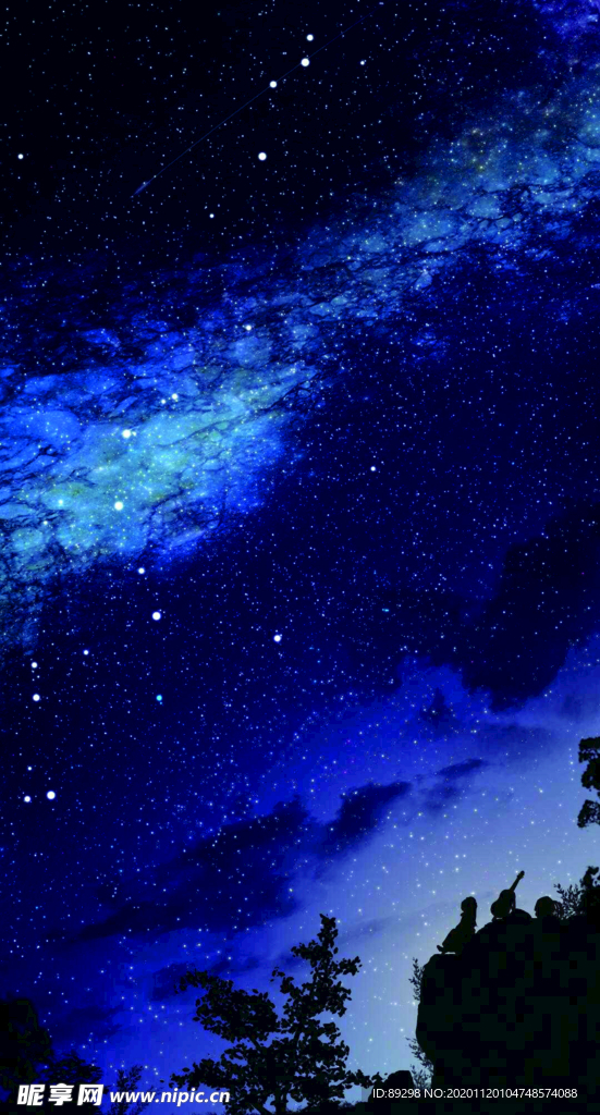 蓝色科技头巾设计