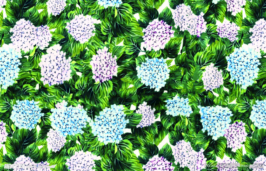 花型 花朵 花紋  数码印花