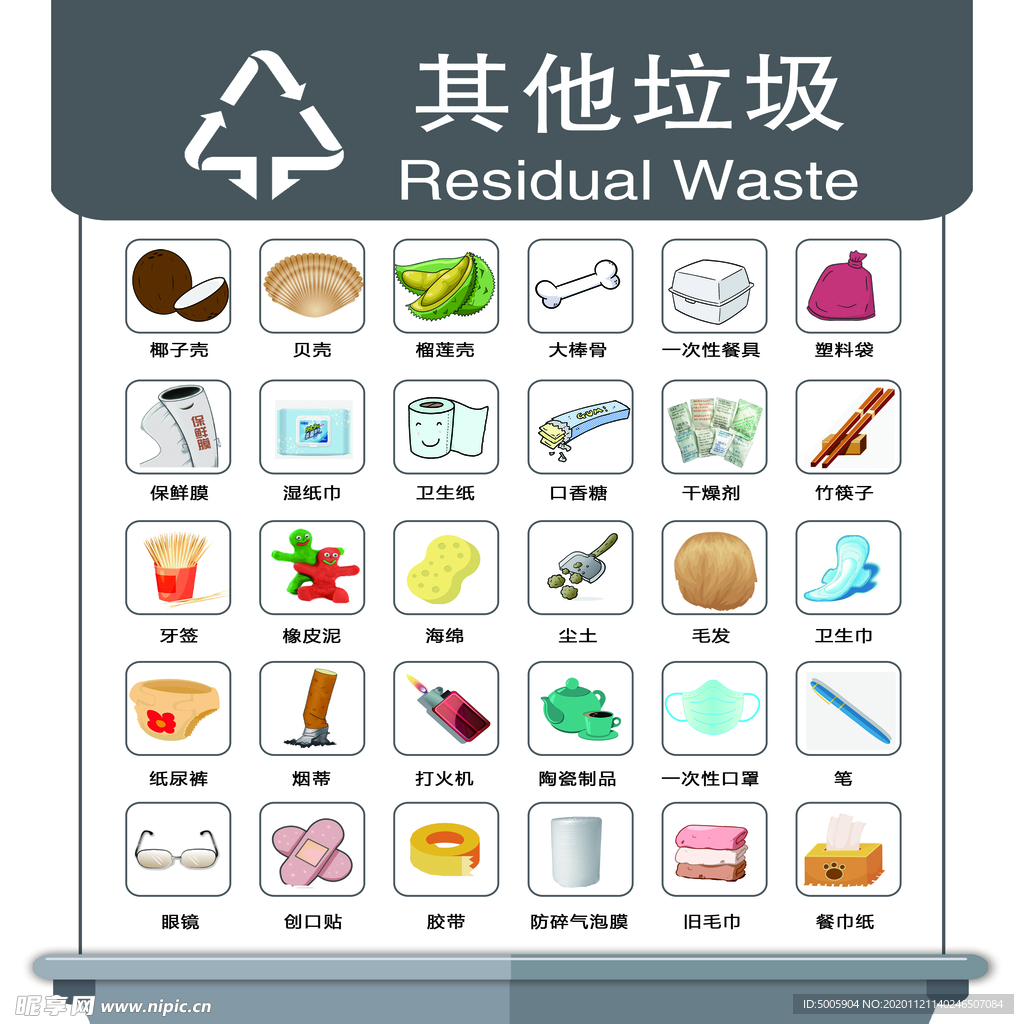 垃圾分类-其它垃圾