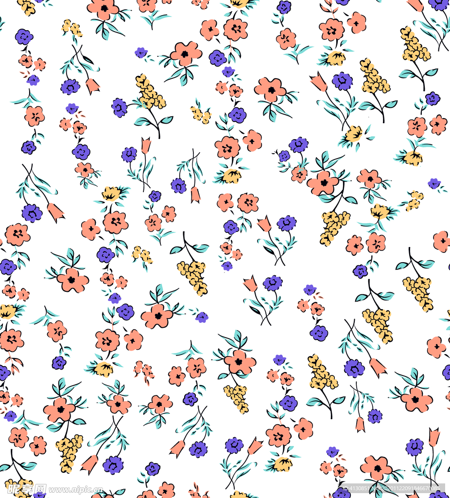 数码印花 匹布 面料设计 豹纹