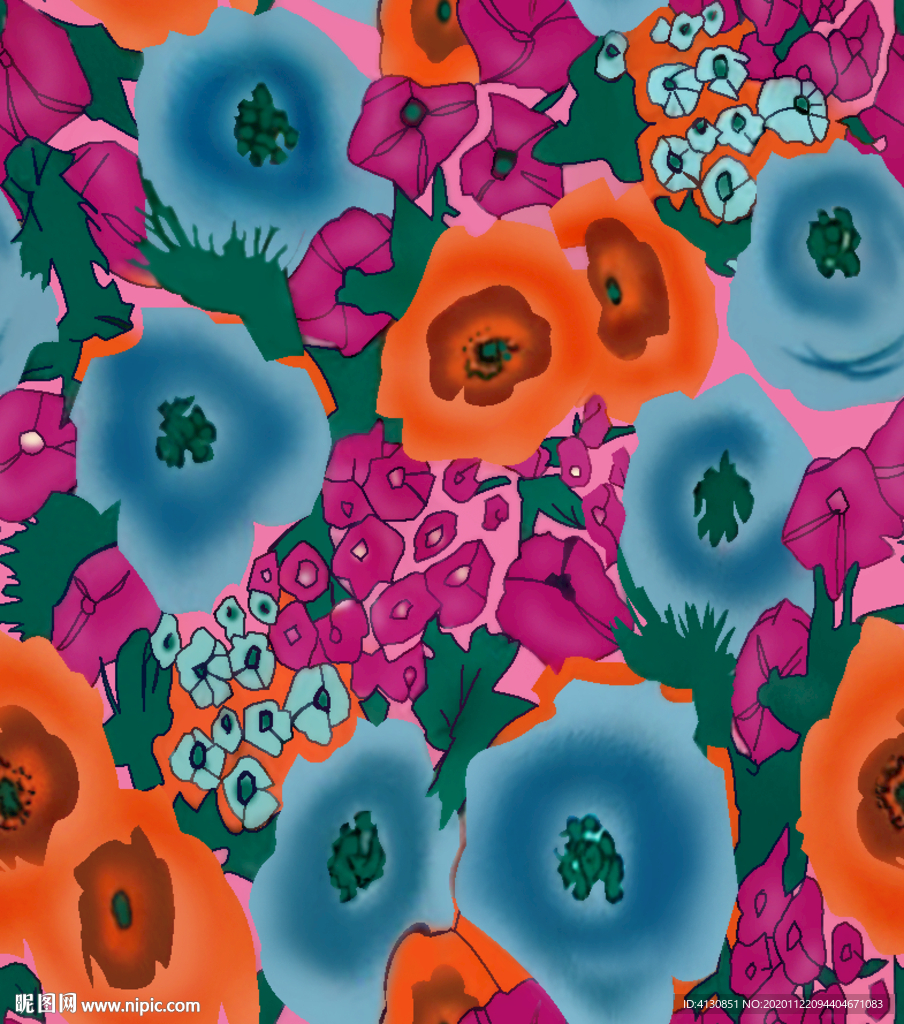 服装 叶子 花朵 白花 循环花