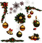 圣诞树雪花铃铛装饰大集合