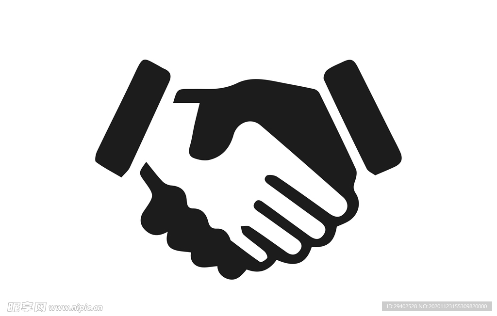 握手 握手图标 握手标志 矢量