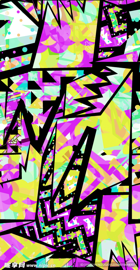 线条 涂鸦 抽象图案 背景底纹