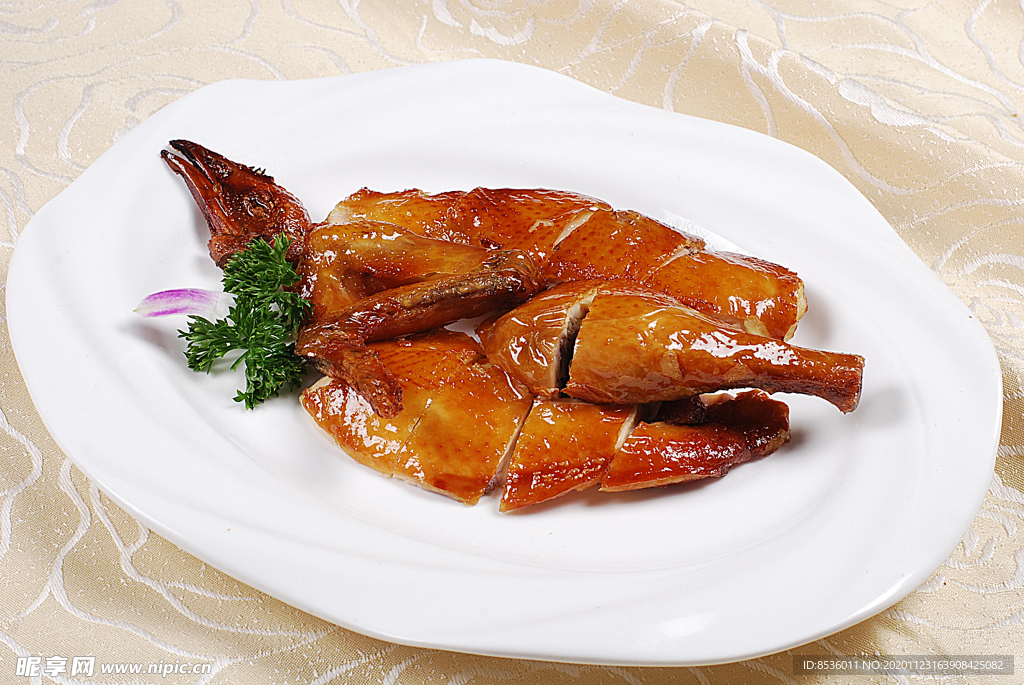 拼盘脆皮乳香鸡