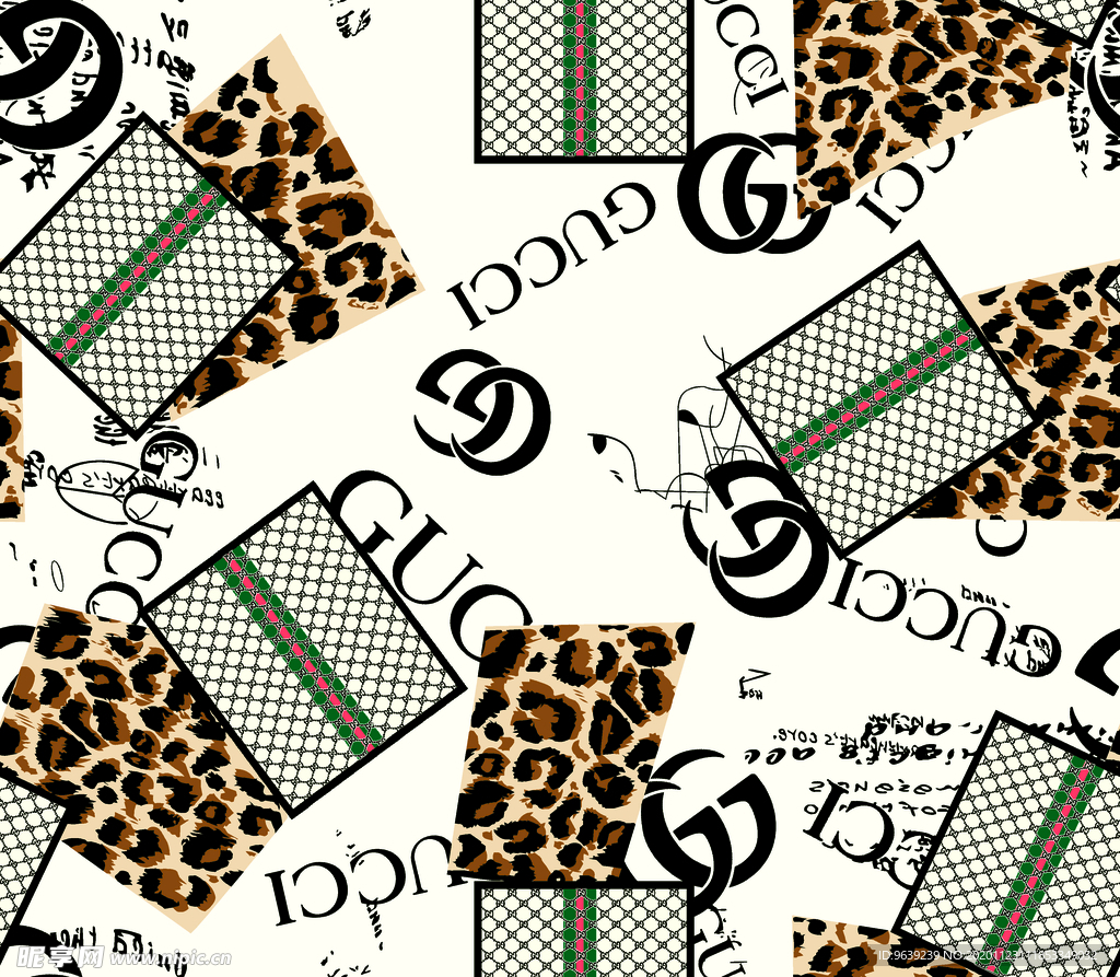 古驰豹纹