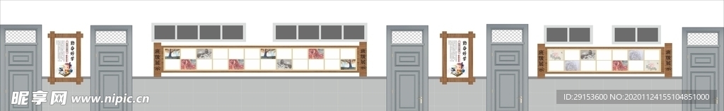 作品展示走廊文化