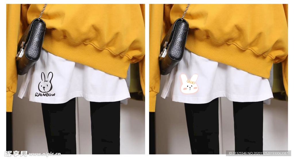 T恤印花 服装印花 卡通 裁片