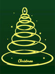 发光的圣诞树