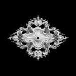 欧式法式石膏灯盘3D模型