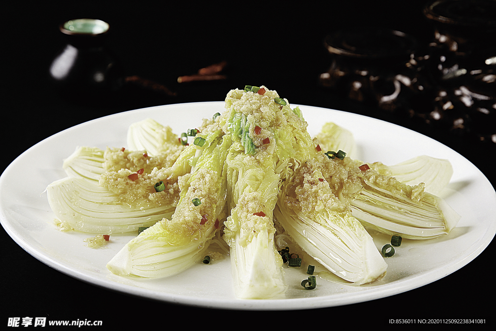 蒜茸粉丝蒸娃娃菜