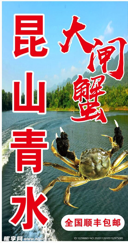 昆山青水大闸蟹