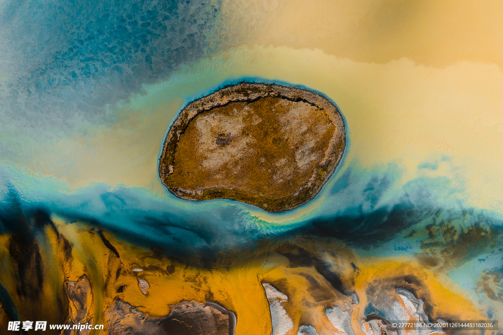 流体质感纹理彩色背景