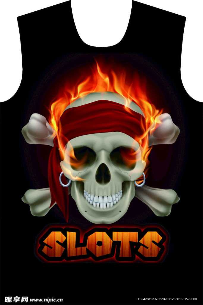 骷髅头 男装 印花