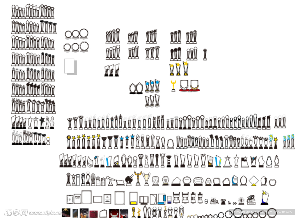 奖杯 奖牌 水晶奖 公司学校企