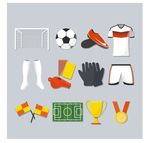 14款精致足球元素设计矢量素材