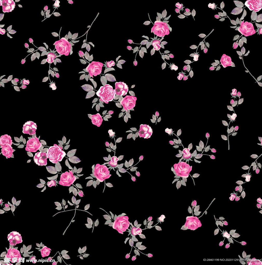 手绘花 碎花 简笔花 乱花 数