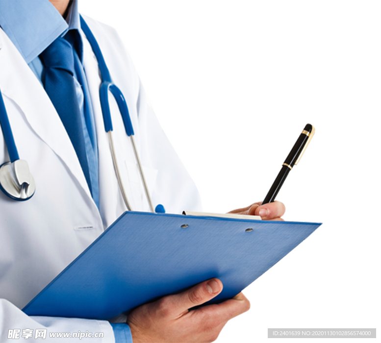 拿记录本的医生