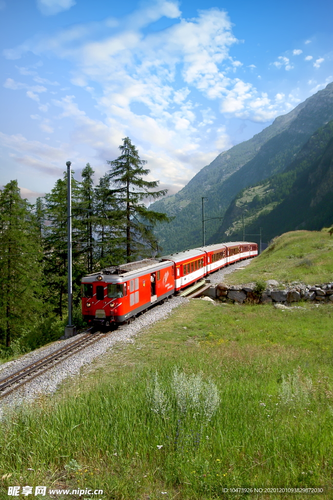 过山列车风景图片