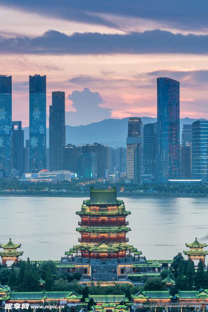 南海仿古建筑摄影图片