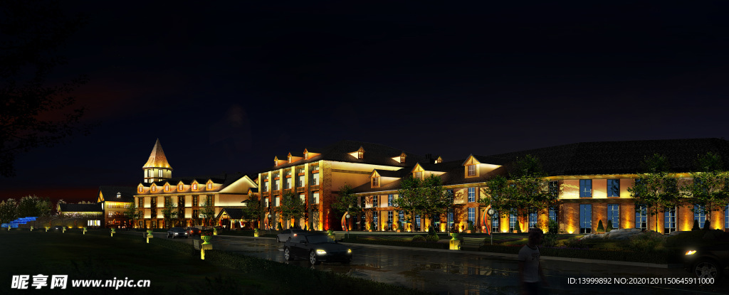 度假酒店灯光设计