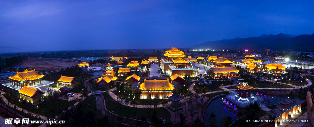 财神文化区全景