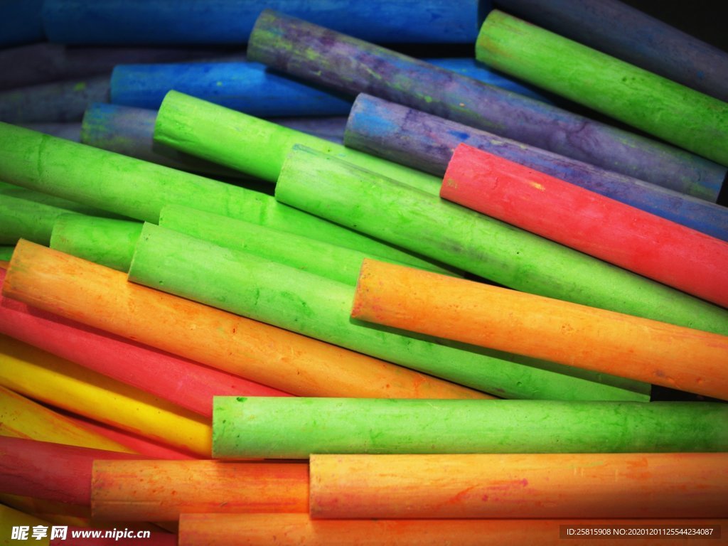 彩色粉笔
