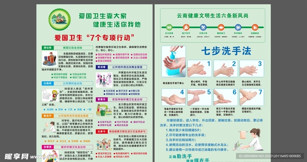 7个专项行动宣传单