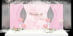 粉色梦幻婚礼背景