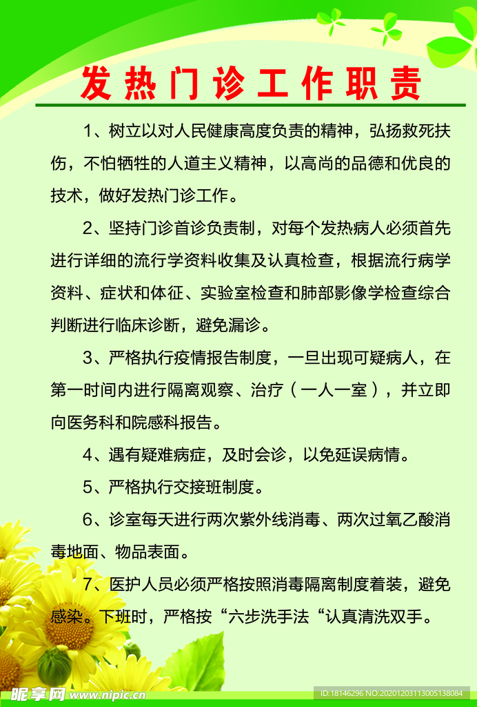 发热门诊工作制度