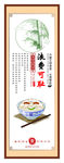 食堂文化宣传板