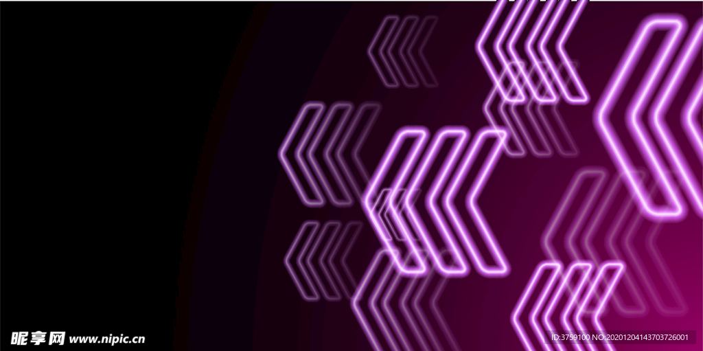 矢量绚丽几何抽象艺术线条