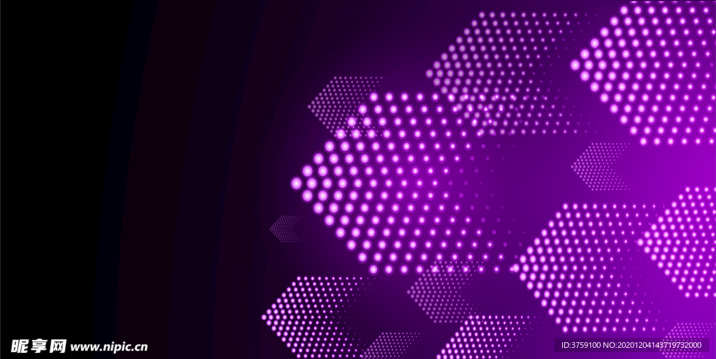 矢量绚丽几何抽象艺术线条