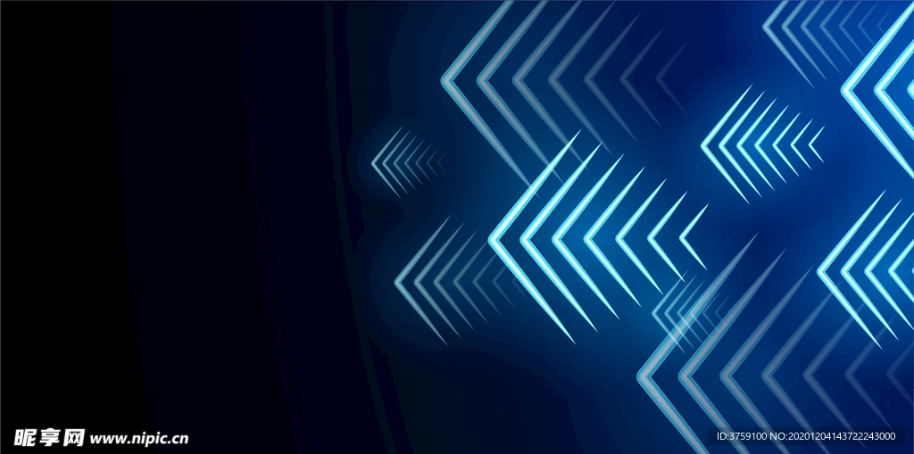 矢量绚丽几何抽象艺术线条背景图