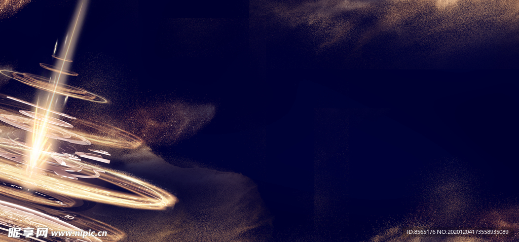 黑金时间展板背景