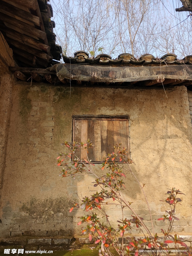 仿古土屋墙角