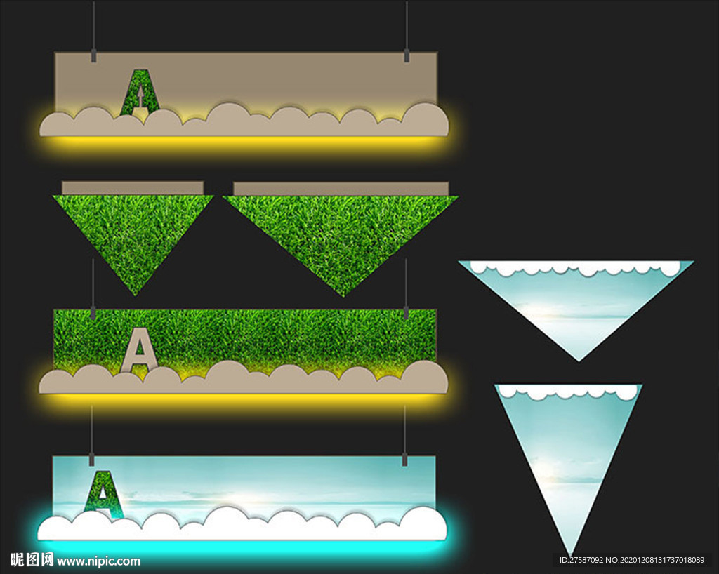 商场超示吊牌 高端指示牌