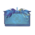 国潮卡通标题手绘栏矢量图元素