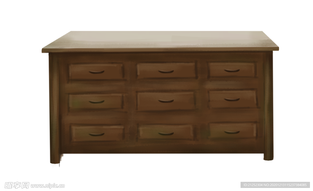 复古斗柜桌子素材