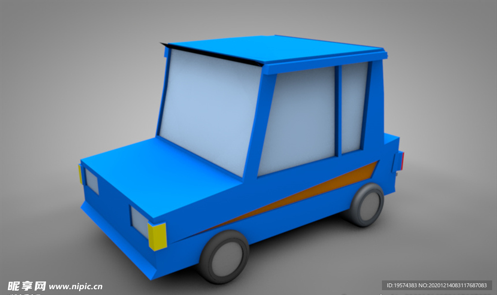 C4D 模型 小汽车小轿车