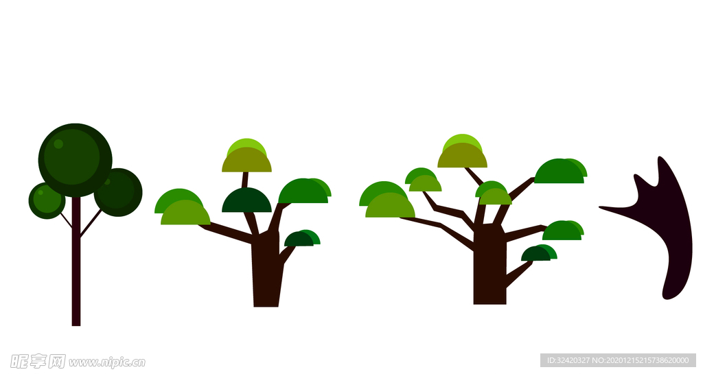 小树矢量图