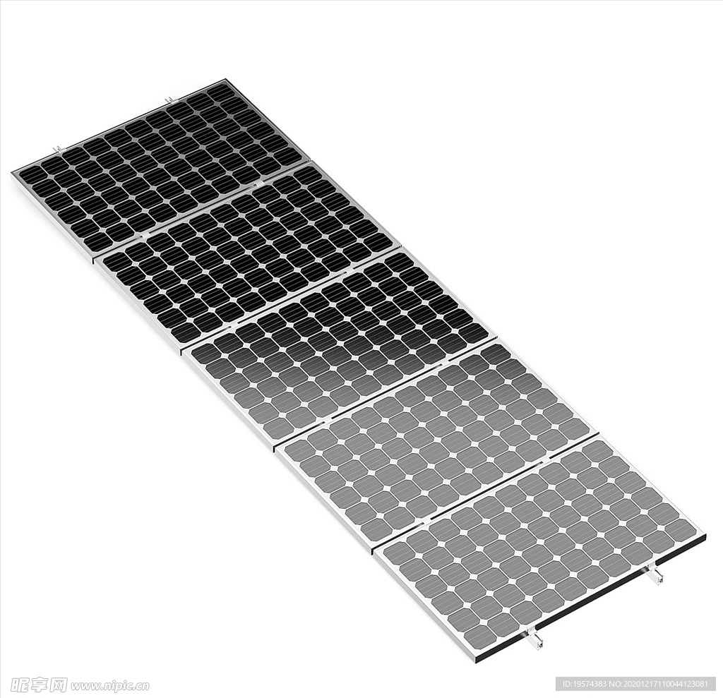 C4D 3DMAX模型太阳能板