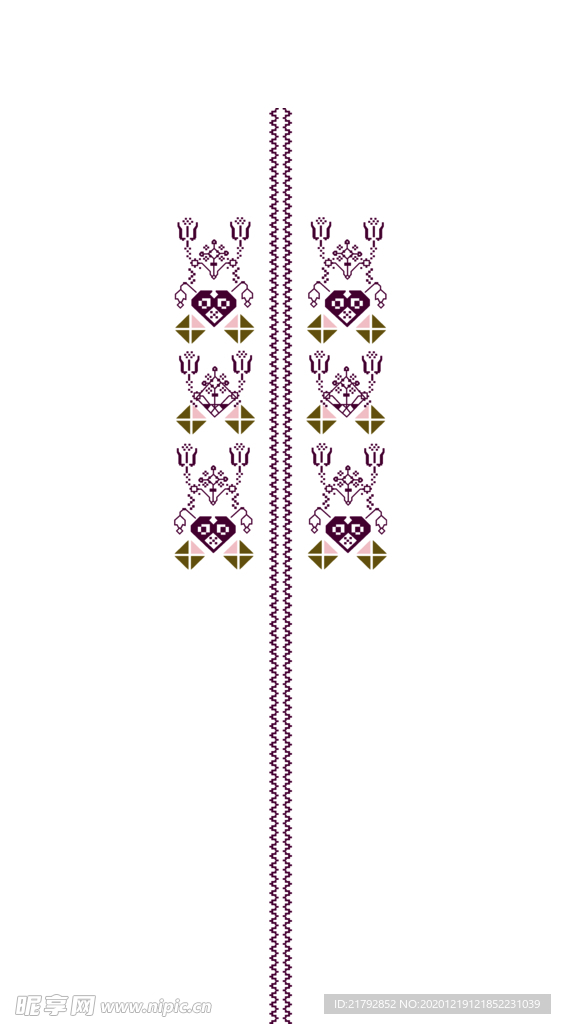 几何图 数码印花图片