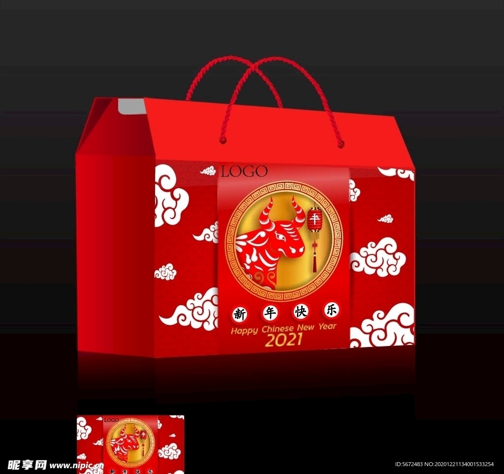 年货包装 新年礼盒图片