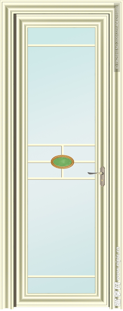 晶泳香槟 平开门 厨房门 阳台