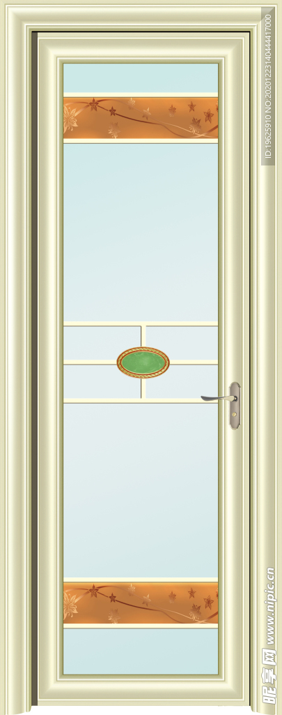 电泳香槟  平开门  厨房门